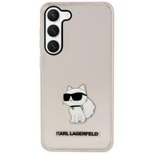 Karl Lagerfeld Ikonik Choupette KLHCS23SHNCHTCP ümbris, Samsung Galaxy S23, roosa