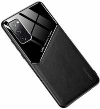 Telefoniümbris Mocco Lens Leather Back Case, Apple iPhone 12 Pro Max, must