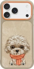 Nimmy Big Eyed Pet 2.0 Dog telefoniümbris, Apple iPhone 17, beež