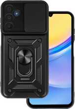 Slide Camera Armor ümbris, Samsung Galaxy A15 4G/5G, must