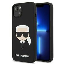 Telefoniümbris Karl Lagerfeld KLHCP13SSLKHBK Silicone Karl Head, Apple iPhone 13 mini, must