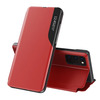 Eco Leather View Case, Samsung Galaxy A72 4G, punane