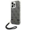 Telefoniümbris Guess 4G Print Strap GUOHCP14LH4STK, Apple iPhone 14 Pro, must