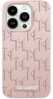 Telefoniümbris Karl Lagerfeld Leather Monogram Metal Logo KLHMP15XPKHPORPP, Apple iPhone 15 Pro Max, roosa