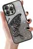Telefoniümbris Tel Protect Butterfly Water, Apple iPhone 17 Pro, must