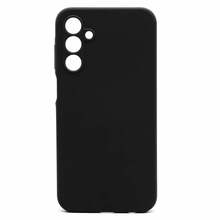 Connect Premium Soft Touch silikoonümbris, Samsung Galaxy A15, must