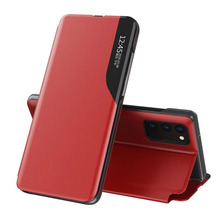 Eco Leather View Case, Samsung Galaxy A72 4G, punane