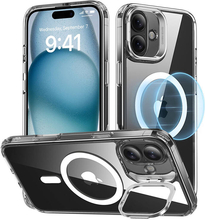 ESR Classic Hybrid (HaloLock) ümbris alusega, Apple iPhone 16, läbipaistev