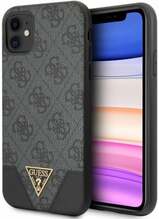 Telefoniümbris Guess GUHCN61PU4GHBK 4G Triangle Cover, Apple iPhone 11, must