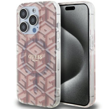 Telefoniümbris Guess IML GCube MagSafe GUHMP15XHGCUSTGP, iPhone 15 Pro Max, roosa