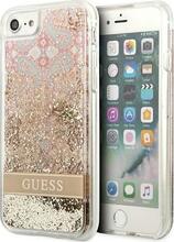 Telefoniümbris Guess Liquid Glitter Paisley GUHCI8LFLSD, Apple iPhone 7/8/SE2020/SE2022, kuldne