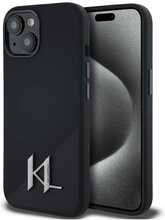 Karl Lagerfeld silikoonümbris Shadow Metal Initial MagSafe, Apple iPhone 15, must