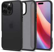 Telefoniümbris Spigen Ultra Hybrid ACS07995, Apple iPhone 16 Pro Max, must