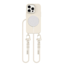 Telefoniümbris Tech-Protect MAGNECKLACE MagSafe, Apple iPhone 15 Pro, beež