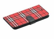 Telefoniümbris Tellur Bimaterial Book Case, Apple iPhone 7, must/punane