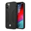 Telefoniümbris BMW BMHCP12LRSCSK, Apple iPhone 12 Pro Max, must, kõva, perforeeritud nahast