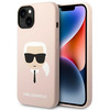 Telefoniümbris Karl Lagerfeld KLHMP14MSLKHLP, Apple iPhone 14 Plus, heleroosa