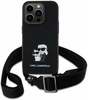 Telefoniümbris Karl Lagerfeld Saffiano Crossbody KLHCP15LSAKCPBK, Apple iPhone 15 Pro, must