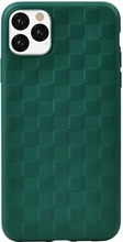 Telefoniümbris Devia Woven2 Pattern Design Soft Case, Apple iPhone 11 Pro Max, roheline