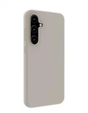 Evelatus Soft Touch silikoonümbris, Samsung Galaxy A15 Premium, hõbe