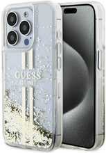 Telefoniümbris Guess Liquid Glitter Gold Stripes GUHCP15LLFCSEGT, Apple iPhone 15 Pro, äravaatav