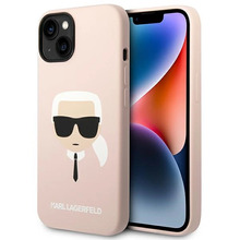 Telefoniümbris Karl Lagerfeld KLHMP14MSLKHLP, Apple iPhone 14 Plus, heleroosa