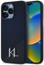 Karl Lagerfeld silikoonümbris Shadow Metal Initial MagSafe, Apple iPhone 15 Pro Max, must