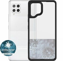 Telefoniümbris PanzerGlass Clear Case, Samsung Galaxy A42 5G, must