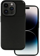 Tel Protect Carbon Elite ümbris, iPhone 14 Pro, must