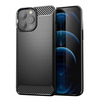 Telefoniümbris Hurtel Carbon, Apple iPhone 13 Pro Max, must
