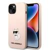 Telefoniümbris Karl Lagerfeld Silicone Choupette KLHCP14MSNCHBCP, Apple iPhone 14 Plus/15 Plus 6.7, roosa