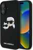 Telefoniümbris Liquid Silicone Karl Lagerfeld Double Heads MagSafe, Apple iPhone 16, must