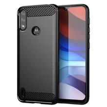 Carbon Flexible Sleeve ümbris, Motorola Moto E7i Power, must