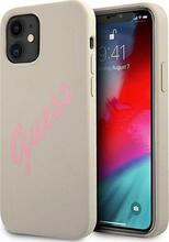 Telefoniümbris Guess GUHCP12SLSVSGP Silicone Vintage, Apple iPhone 12 mini, hall/roosa