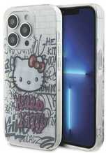Telefoniümbris Hello Kitty IML Kitty On Bricks Graffiti HKHCP15XHDGPHT, Apple iPhone 15 Pro Max, valge