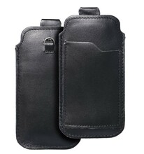 Royal Leather Belt Pocket universaalne telefoniümbris, must, suurus M