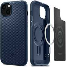 Telefoniümbris Spigen Mag Armor MagSafe, Apple iPhone 15 Plus, sinine