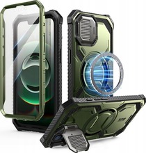 Telefoniümbris Supcase IBLSN Armorbox Mag MagSafe, Apple iPhone 16e, oliiviroheline