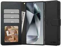 Telefoniümbris Tech-Protect Wallet, Samsung Galaxy S25, must