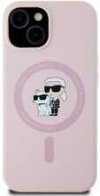 Telefoniükaanne Karl Lagerfeld Liquid Silicone, Apple iPhone 15, roosa
