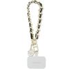 Telefoniümbris Guess GUOUCHSAMC4K Universal Hand Strap, must Saffiano Chain 4G Charm