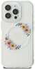 Telefoniümbris Guess IML Flowers Wreath MagSafe, Apple iPhone 16, läbipaistev