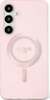 Telefoniümbris Guess Rhinestones Printed Classic Logo MagSafe, Samsung Galaxy S25, roosa