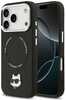 Karl Lagerfeld Choupette Pin MagSafe ümbris, Apple iPhone 17 Pro, must