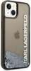 Telefoniümbris Karl Lagerfeld Liquid Glitter Elong KLHCP14MLCKVK, Apple iPhone 14 Plus, must