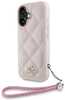 Telefoniümbris Karl Lagerfeld Quilted Initial Logo & Chain Strap, Apple iPhone 16, roosa