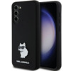 Karl Lagerfeld silikoonümbris Choupette Metal Pin KLHCS23MSMHCNPK, Samsung Galaxy S23+, must