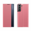 Sleep Case ümbris, Samsung Galaxy S23 Plus, roosa, avanev kaanega ja alusega