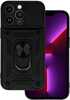 Slide Camera Armor ümbris, Apple iPhone 13 Pro Max, must, Topt