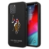 Telefoniümbris US Polo Assn USHCP12LPUGFLBK, Apple iPhone 12 Pro Max, must, Polo Embroidery Collection